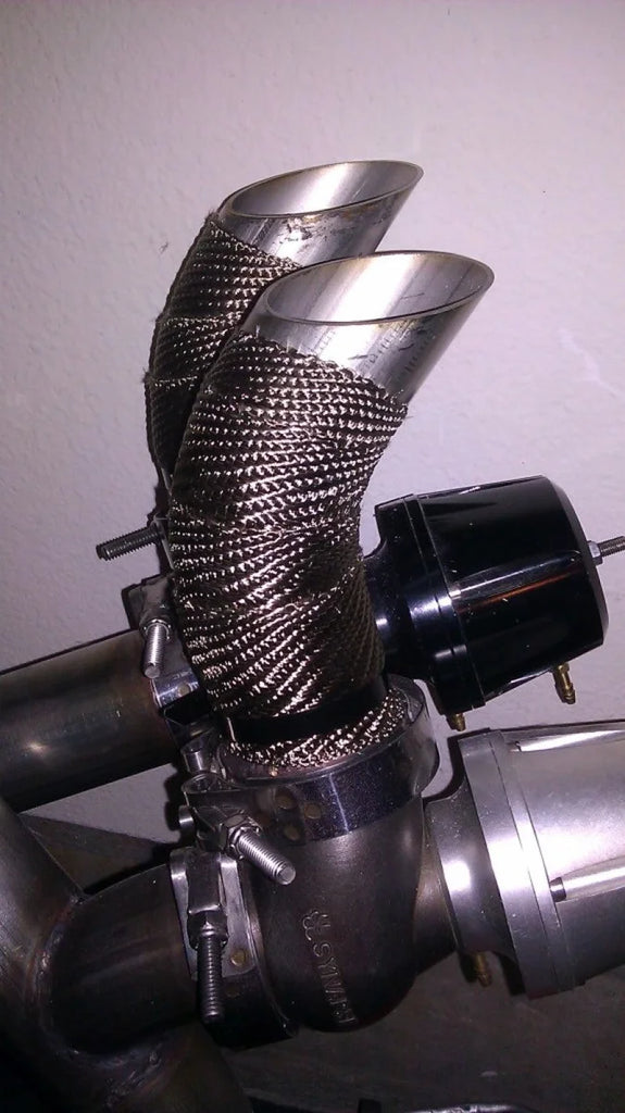 Mishimoto 2 inch x 35 feet Heat Wrap with Stainless Locking Tie Set - Additional View 8