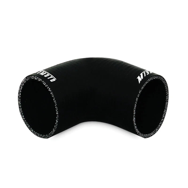 Mishimoto 2.0 Inch Black 90 Degree Coupler - Side View