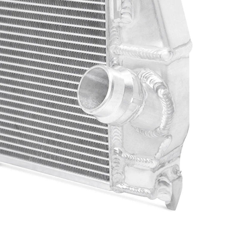 Mishimoto 2006-2013 BMW 335i/135i (Manual) Performance Aluminum Radiator - Side View