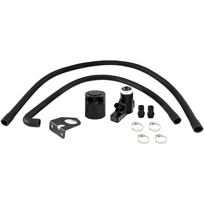 Mishimoto 2008-2010 Powerstroke Baffled Oil Catch Can Kit - Main Product View