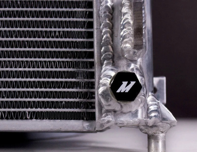 Mishimoto 2008-2016 Dodge Challenger R/T - SRT8 Hellcat Performance Aluminum Radiator - Side View