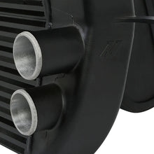 Load image into Gallery viewer, Mishimoto 2011-2014 Ford F-150 EcoBoost Black Intercooler w/ Polished Pipes - Side View