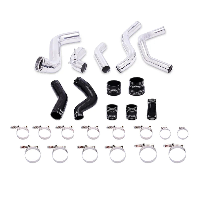 Mishimoto 2011-2014 Ford F-150 EcoBoost Silver Intercooler w/ Polished Pipes - Additional View 5