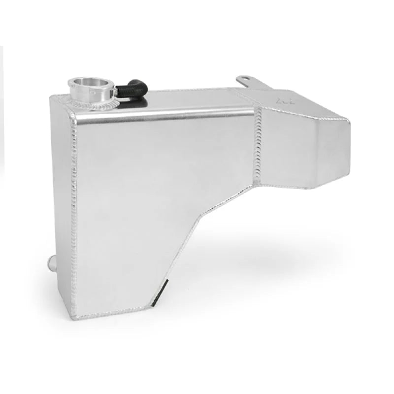 Mishimoto 2011+ Dodge Challenger/Charger / Chrysler 300C Aluminum Expansion Tank - Natural Finish - Side View