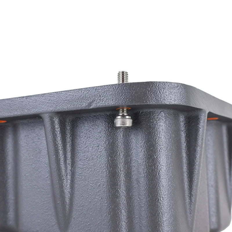 Mishimoto 2011+ Powerstroke 6R140 Transmission Pan - Cast - GR - Back View