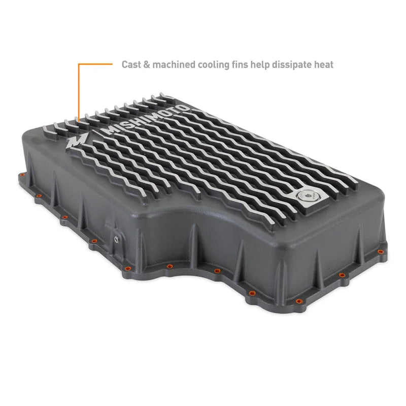 Mishimoto 2011+ Powerstroke 6R140 Transmission Pan - Cast - GR - Additional View 8