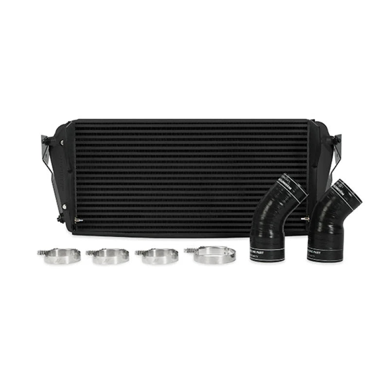 Mishimoto 2013+ Dodge 6.7L Cummins Intercooler Black - Installation View