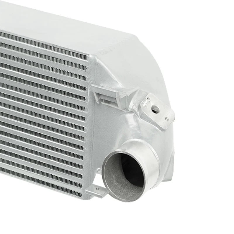 Mishimoto 2013+ Ford Focus ST Silver Intercooler w/ Black Pipes - Back View