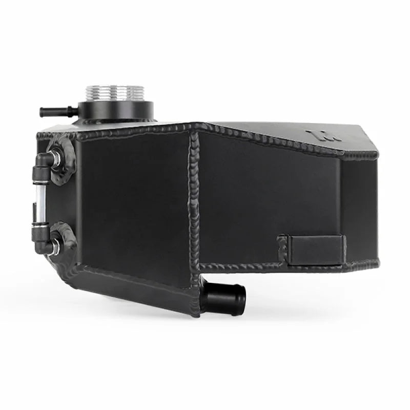 Mishimoto 2013+ Ford Focus ST/2016+ Focus RS Aluminum Expansion Tank - Black - Back View