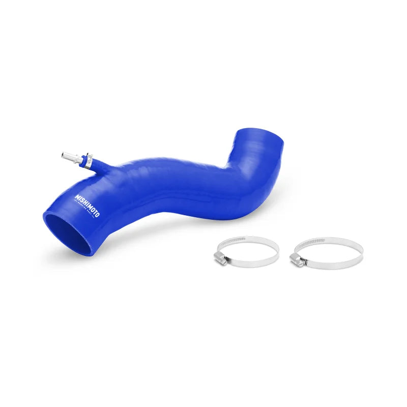 Mishimoto 2014-2015 Ford Fiesta ST Induction Hose (Blue) - Side View