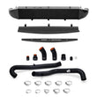 Load image into Gallery viewer, Mishimoto 2014-2016 Ford Fiesta ST 1.6L Front Mount Intercooler (Black) Kit w/ Pipes (Black) - Side View