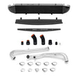 Load image into Gallery viewer, Mishimoto 2014-2016 Ford Fiesta ST 1.6L Front Mount Intercooler (Black) Kit w/ Pipes (Silver) - Side View
