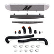 Load image into Gallery viewer, Mishimoto 2014-2016 Ford Fiesta ST 1.6L Front Mount Intercooler (Silver) Kit w/ Pipes (Black) - Side View