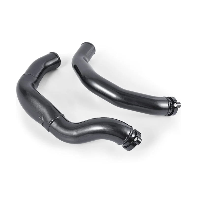 Mishimoto 2015-2020 BMW F80 M3/M4 Intercooler Pipe Kit Mineral Gray Metallic - Side View