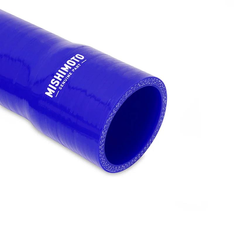 Mishimoto 2015+ Dodge Ram 6.7L Cummins Silicone Hose Kit Blue - Back View