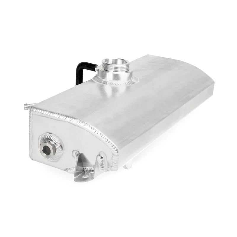 Mishimoto 2015+ Ford F-150 Aluminum Expansion Tank - Natural Finish - Side View