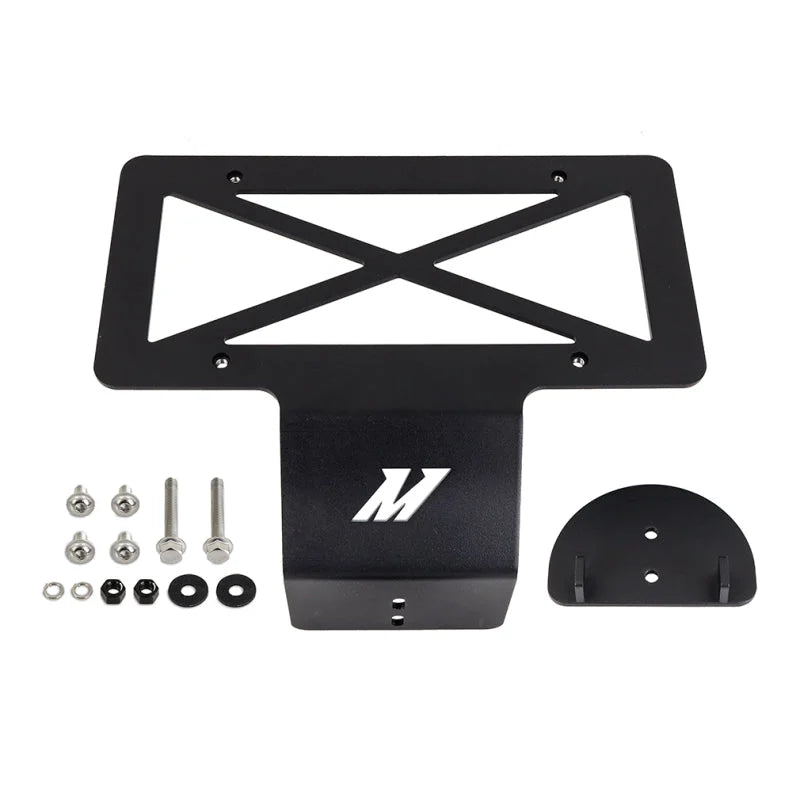 Mishimoto 2015+ Ford F-150 Tow Hook License Plate Relocation Bracket - Side View