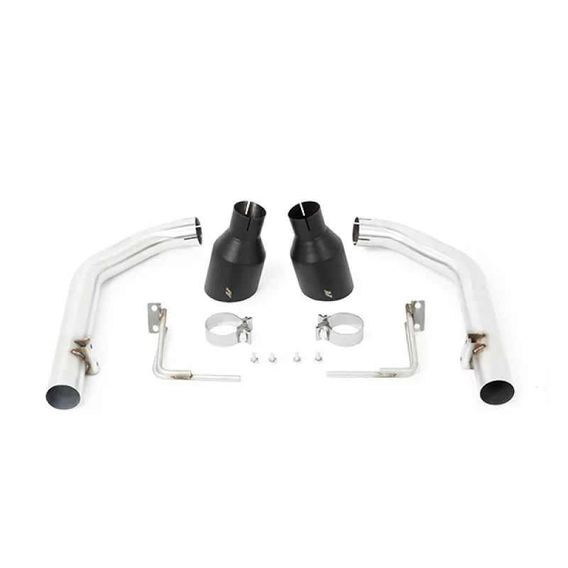 Mishimoto 2015+ Ford Mustang Axleback Exhaust Race w/ Black Tips - Main Product View
