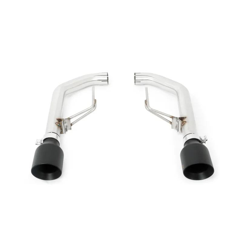 Mishimoto 2015+ Ford Mustang Axleback Exhaust Race w/ Black Tips - Back View
