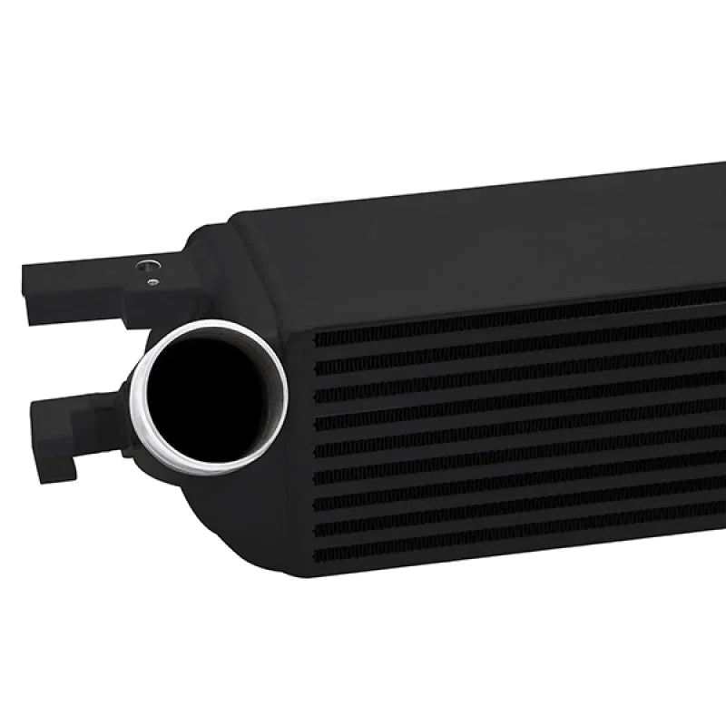 Mishimoto 2015 Ford Mustang EcoBoost Front-Mount Intercooler - Black - Side View