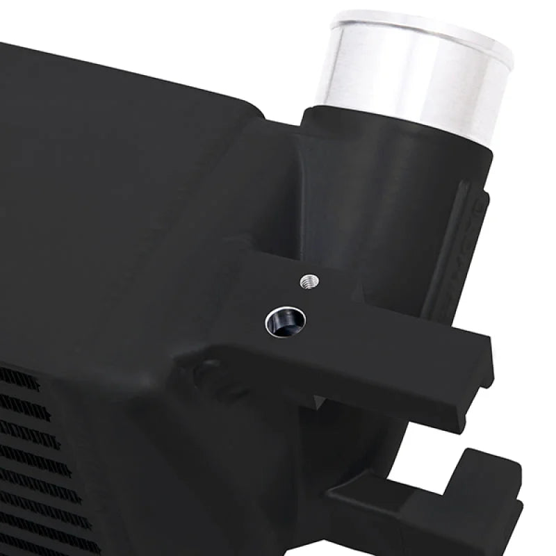 Mishimoto 2015 Ford Mustang EcoBoost Front-Mount Intercooler - Black - Installation View