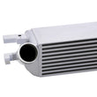 Load image into Gallery viewer, Mishimoto 2015 Ford Mustang EcoBoost Front-Mount Intercooler - Silver - Side View