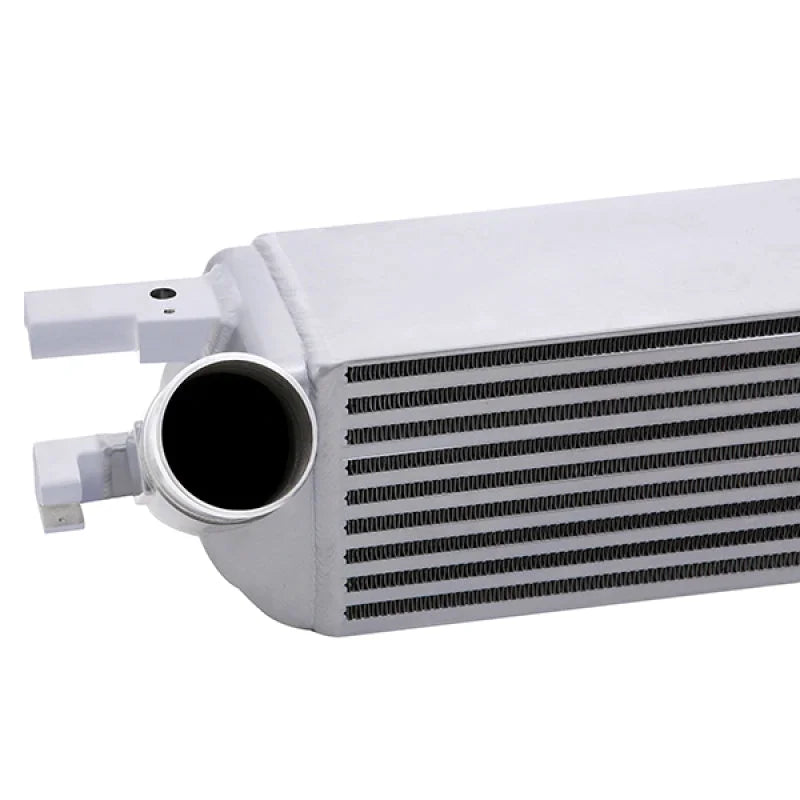 Mishimoto 2015 Ford Mustang EcoBoost Front-Mount Intercooler - Silver - Side View