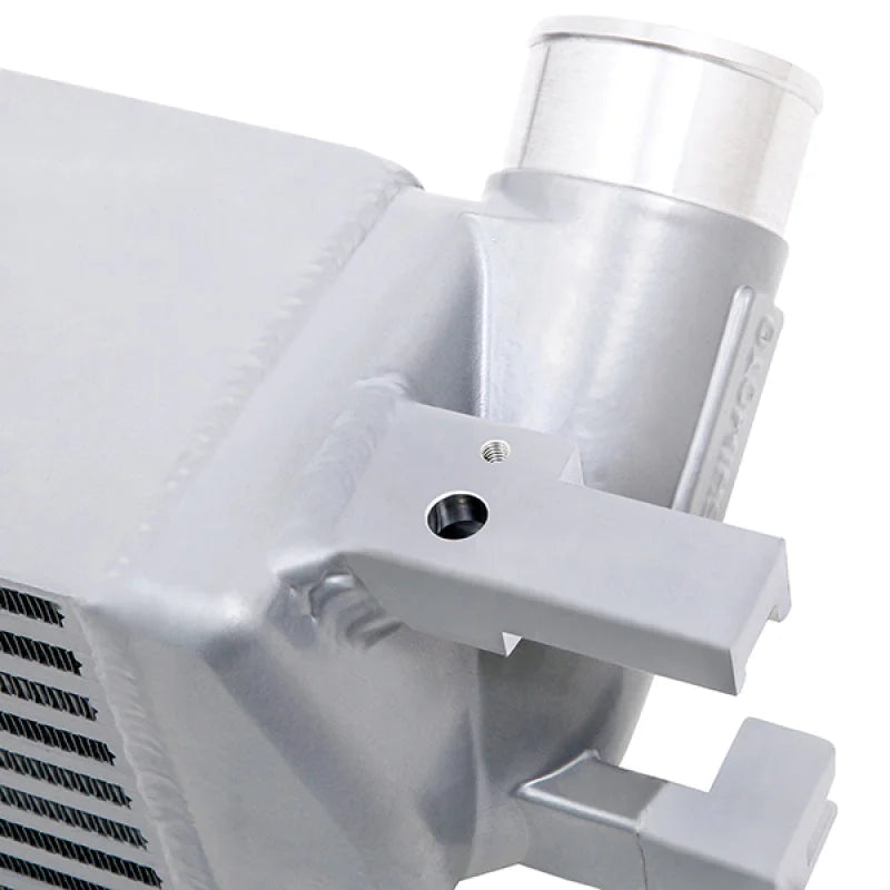 Mishimoto 2015 Ford Mustang EcoBoost Front-Mount Intercooler - Silver - Back View