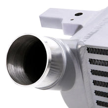 Load image into Gallery viewer, Mishimoto 2015 Ford Mustang EcoBoost Front-Mount Intercooler - Silver - Installation View