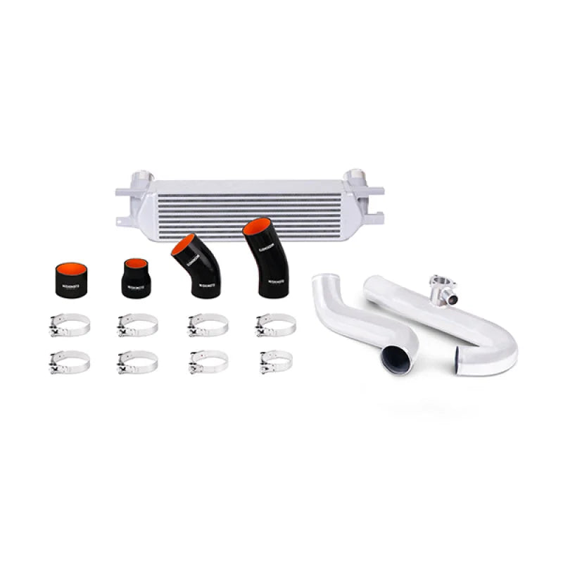 Mishimoto 2015 Ford Mustang EcoBoost Performance Intercooler Kit - Silver Core Polished Pipes - Main Product View