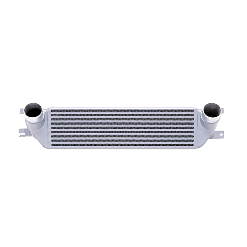 Mishimoto 2015 Ford Mustang EcoBoost Performance Intercooler Kit - Silver Core Wrinkle Black Pipes - Installation View