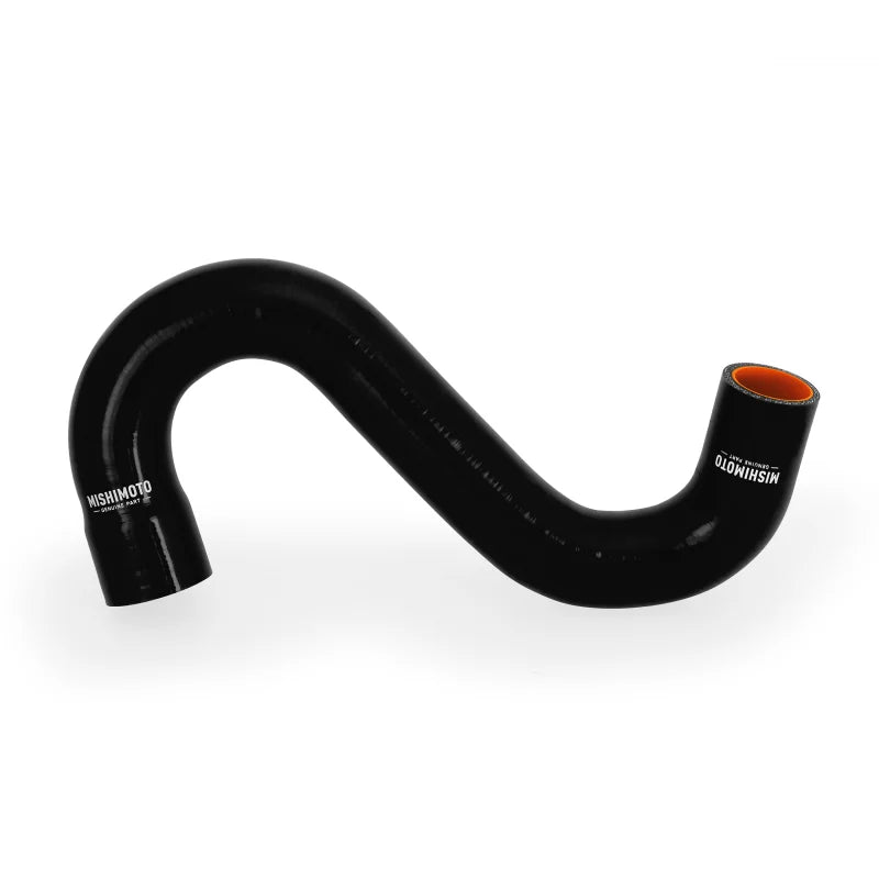 Mishimoto 2015+ Ford Mustang GT Silicone Lower Radiator Hose - Black - Side View