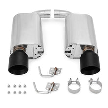 Load image into Gallery viewer, Mishimoto 2015+ Ford Mustang GT Street Axleback Exhaust w/ BlackTips - Main Product View