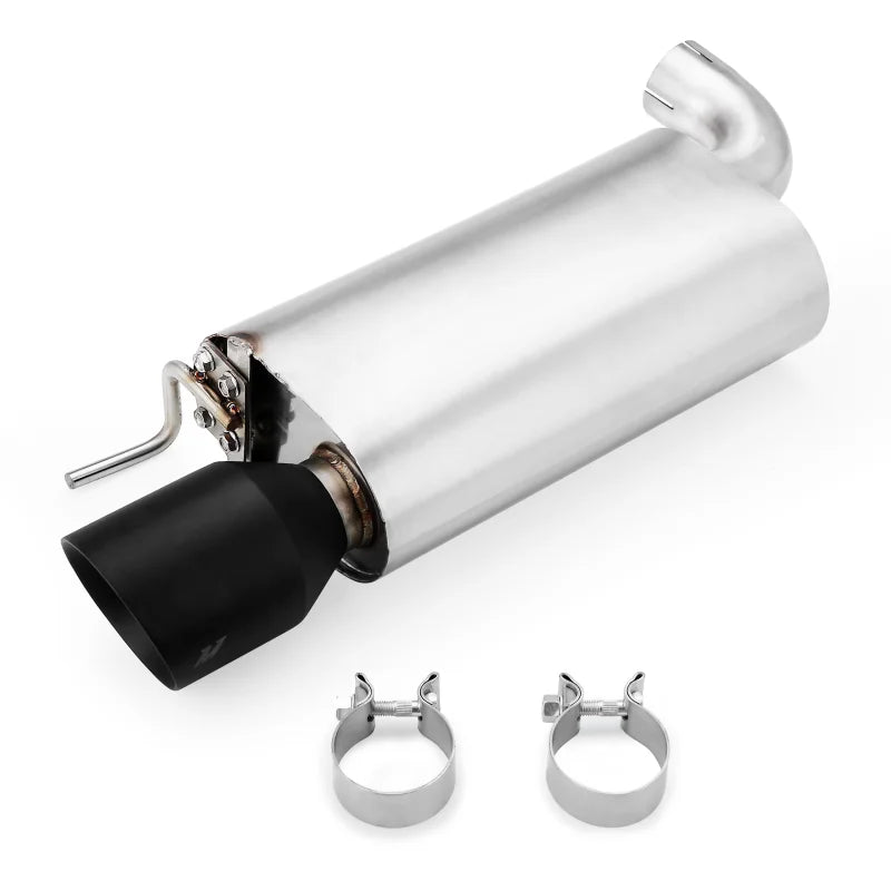Mishimoto 2015+ Ford Mustang GT Street Axleback Exhaust w/ BlackTips - Detail View