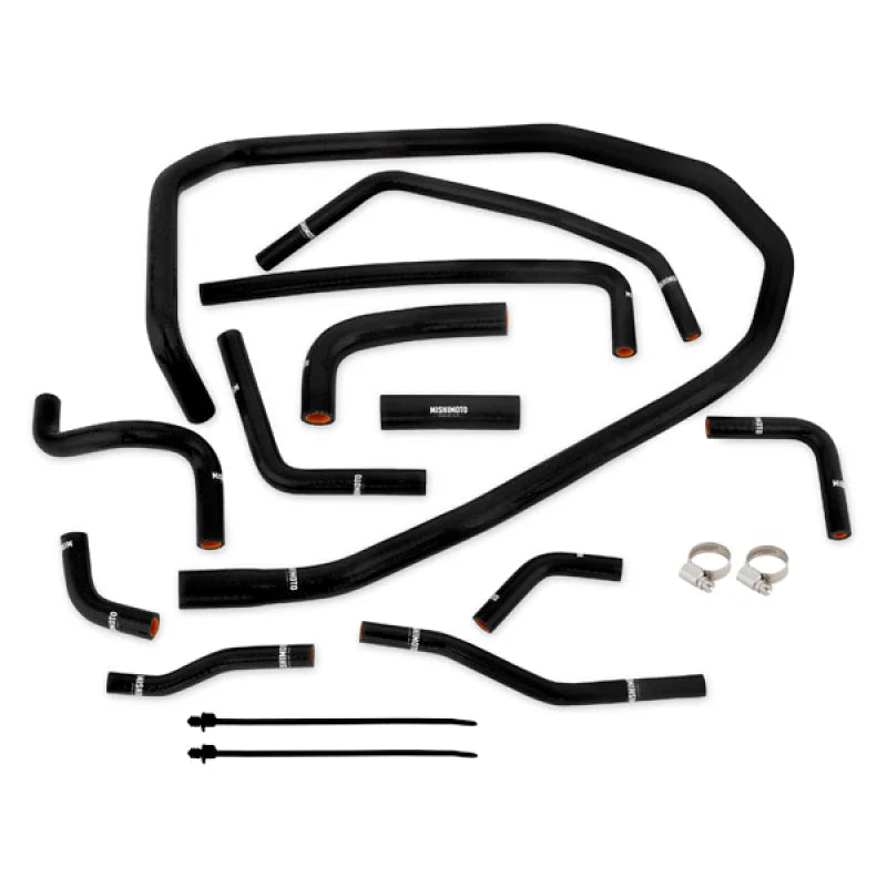 Mishimoto 2015 Subaru WRX Black Silicone Radiator Coolant Ancillary Hoses Kit - Main Product View