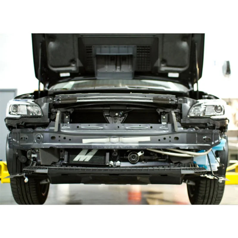 Mishimoto 2015 Subaru WRX Oil Cooler Kit - Black - Installation View
