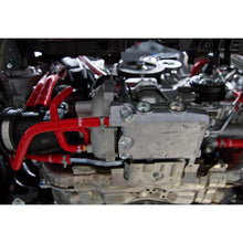 Load image into Gallery viewer, Mishimoto 2015 Subaru WRX Red Silicone Radiator Coolant Ancillary Hoses Kit - Back View