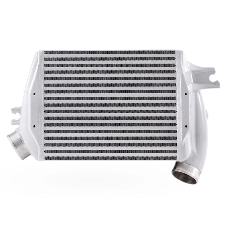 Mishimoto 2015+ Subaru WRX Street Performance Top-Mount Intercooler Kit - Silver - Side View