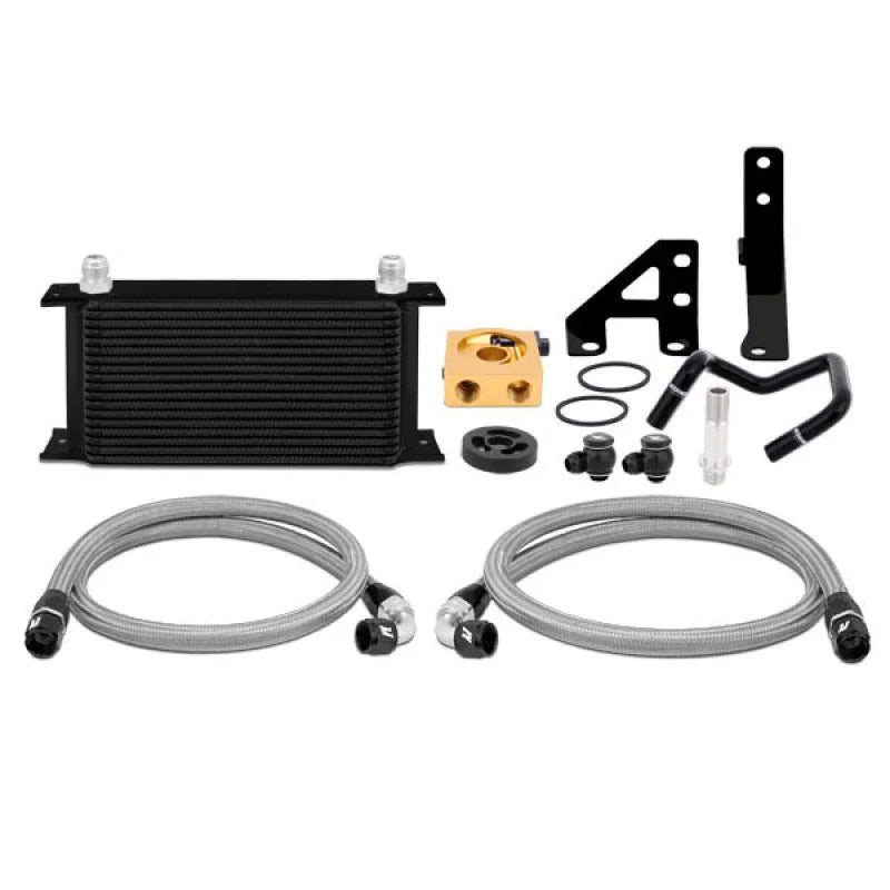 Mishimoto 2015 Subaru WRX Thermostatic Oil Cooler Kit - Black - Main Product View