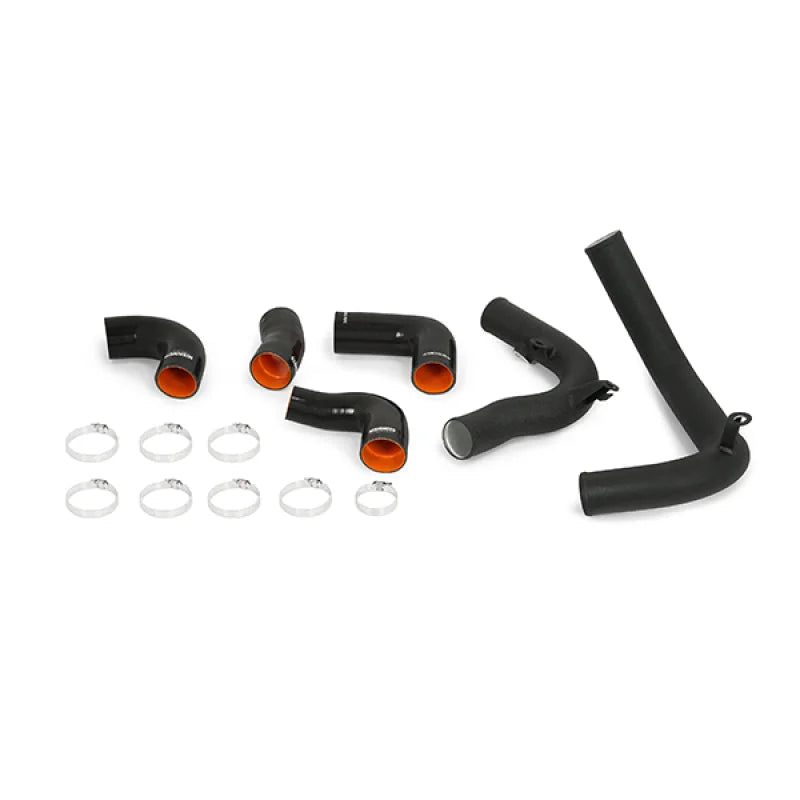 Mishimoto 2015+ Volkswagen MK7 GTI / Golf R Intercooler Pipe Kit Wrinkle Black - Main Product View