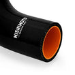 Load image into Gallery viewer, Mishimoto 2016+ Chevrolet Camaro 2.0T w/HD Cooling Package Silicone Radiator Hose Kit - Black - Back View