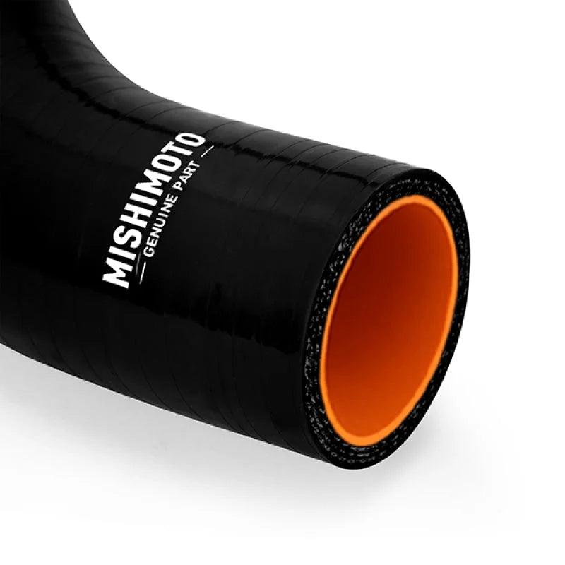 Mishimoto 2016+ Chevrolet Camaro 2.0T w/HD Cooling Package Silicone Radiator Hose Kit - Black - Back View