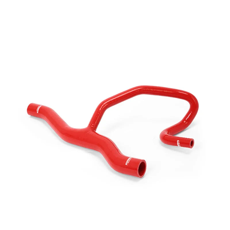 Mishimoto 2016+ Chevrolet Camaro 2.0T w/HD Cooling Package Silicone Radiator Hose Kit - Red - Back View