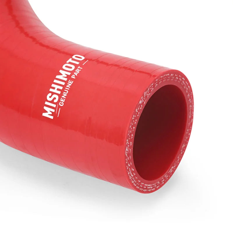 Mishimoto 2016+ Chevrolet Camaro 2.0T w/HD Cooling Package Silicone Radiator Hose Kit - Red - Installation View