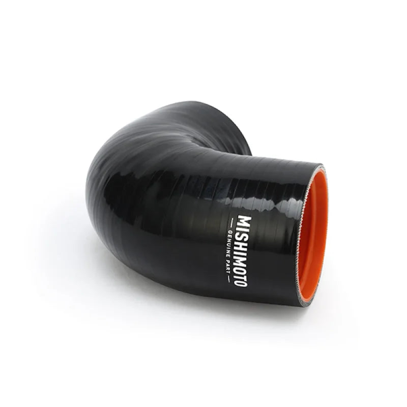 Mishimoto 2016+ Chevrolet Camaro 2.0T/2013+ Cadillac ATS Cold-Side I/C Pipe Kit - Wrinkle Black - Side View
