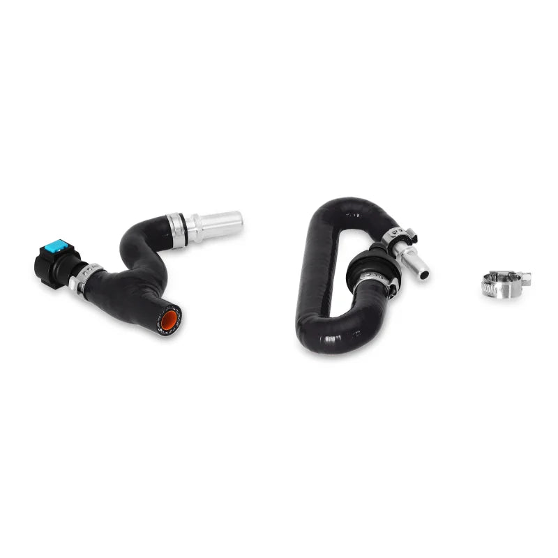 Mishimoto 2016 Ford Fiesta ST 1.6L Performance Air Intake Kit - Wrinkle Red - Side View