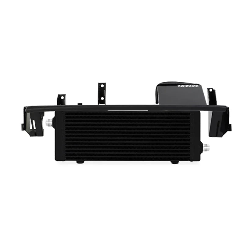 Mishimoto 2016+ Ford Focus RS Thermostatic Oil Cooler Kit - Black - Installation View