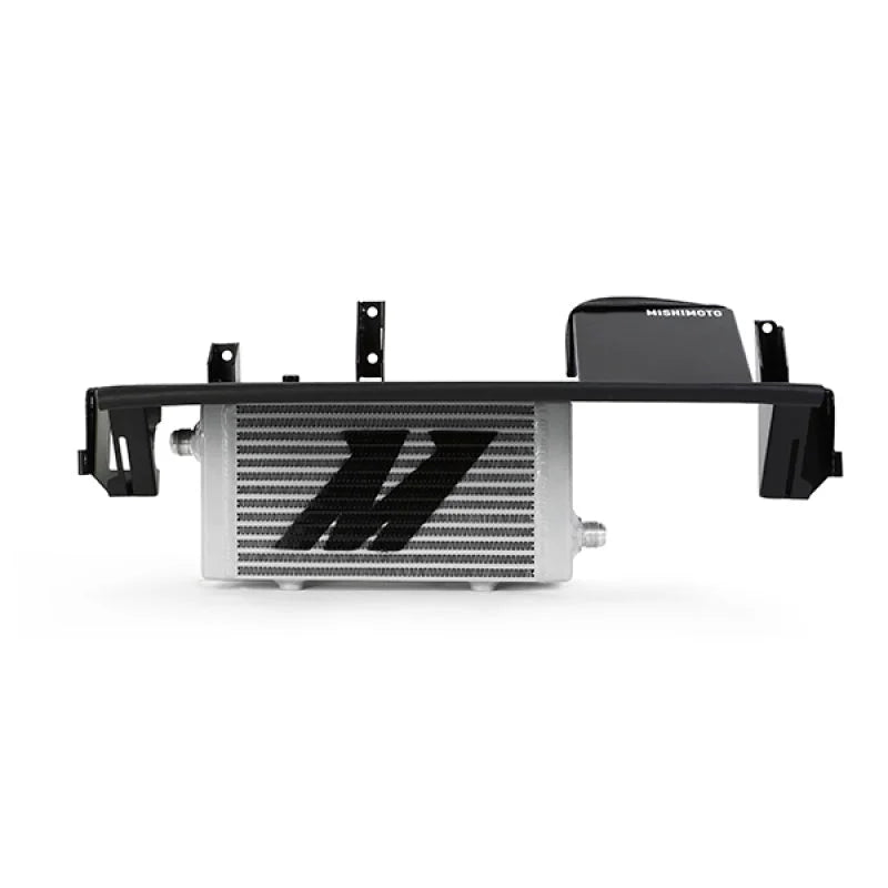 Mishimoto 2016+ Ford Focus RS Thermostatic Oil Cooler Kit - Silver - Side View