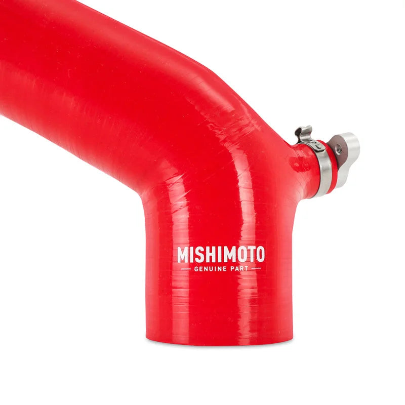 Mishimoto 2016+ Polaris RZR XP Turbo Silicone Charge Tube - Red - Back View