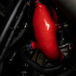 Load image into Gallery viewer, Mishimoto 2016+ Polaris RZR XP Turbo Silicone Intake J-Tube - Black - Installation View
